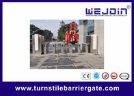 600mm Wing Adjustable Pedestrian Turnstile Gate / Automatic Swing Gate Turnstile