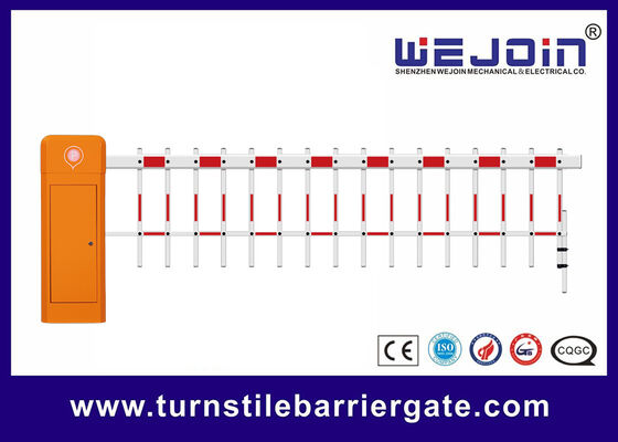 DC24V Değişken Frekanslı % 100 Çalışma Döngüsü 4.5M Park Alanları için Boom Barrier Gate